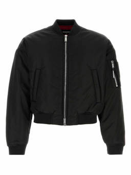 Dsquared2 - Black Cropped Bomber Jacket