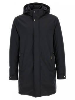Moorer - Dark Blue Hood Parka Jacket