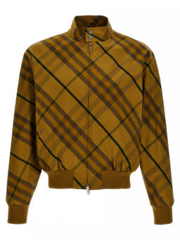 Burberry - Yellow Check Print Jacket