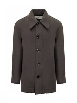 AMI Paris - Grey Shirt Collar Jacket