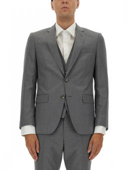 Boss - Grey Notched Lapel Jacket