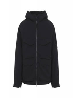 C.P. Company - Black Solid Hood Jacket