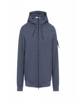 Stone Island - Blue Solid Hood Jacket
