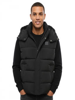 Diesel - Black Quilted Hood Jacket