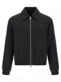 AMI Paris - Black Regular Logo Jacket