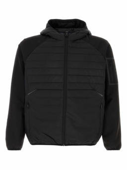 Boss - Black Hooded Logo Jacket