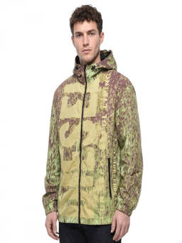 Diesel - Green Logo Hood Jacket