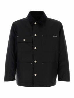 PRADA - Black Shirt Collar Jacket