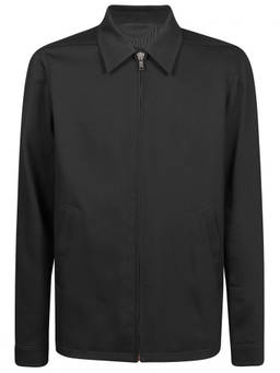 Rick Owens - Black Shirt Collar Jacket