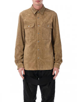 Rick Owens - Brown Shirt Collar Jacket