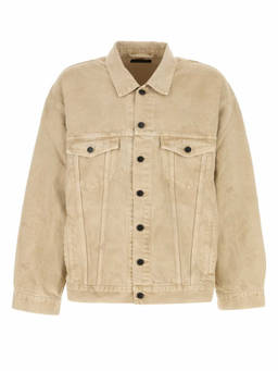 Balenciaga - Beige Oversized Denim Jacket
