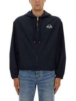 Moschino - Navy Blue Hood Jacket