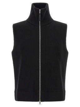 Maison Margiela - Black Mock Collar Vest