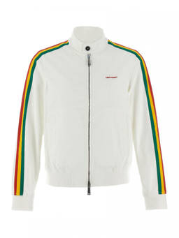 Dsquared2 - White Stripes Bomber Jacket