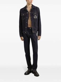 Dolce&Gabbana - Blue Logo Denim Jacket