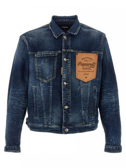 Dsquared2 - Blue Dark Perfect Wash Over Denim Jacket