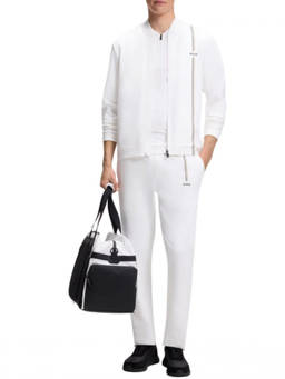 Boss - White Round Neck Jacket