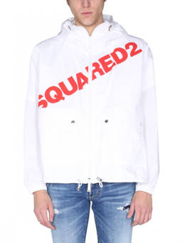 Dsquared2 - White Logo Hood Jacket
