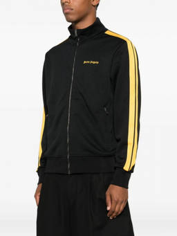 Palm Angels - Black Color Block Mock Collar Jacket