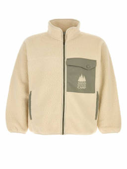 Maison Kitsune - Beige Zip-Up Jacket