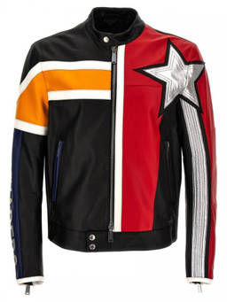 Dsquared2 - Multi-Color Leather Jacket
