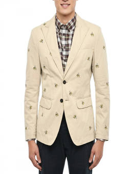 Dsquared2 - Beige Peaked Lapel Jacket