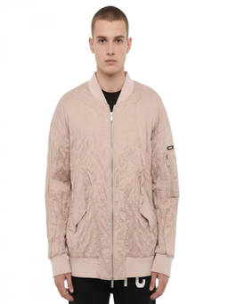 Dsquared2 - Pink Solid Bomber Jacket