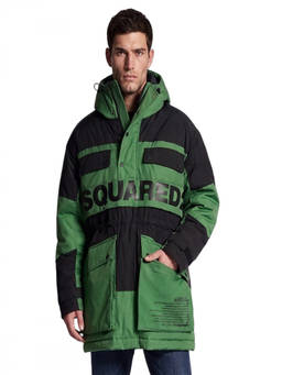 Dsquared2 - Green Graphic Hooded Jacket
