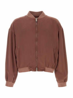 Versace - Brown Solid Bomber Jacket