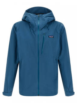 Patagonia - Blue Solid Hooded Jacket