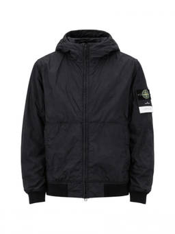 Stone Island - Black Regular Hood Jacket