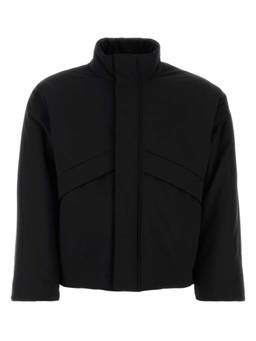 Ferragamo - Black High Neck Padded Jacket
