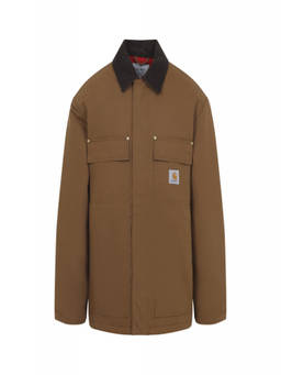 Carhartt - Brown Loose Fit Logo Patch Jacket