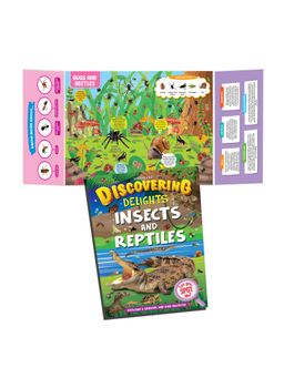 Dreamland - Insects and Reptiles Discovering Delights Flap Book for Kids Age 4-10 Years
