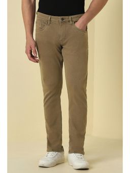Allen Solly - Men Brown Dark Wash Jeans