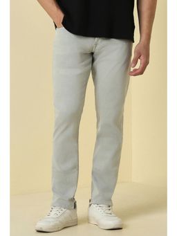 Allen Solly - Men Grey Dark Wash Jeans