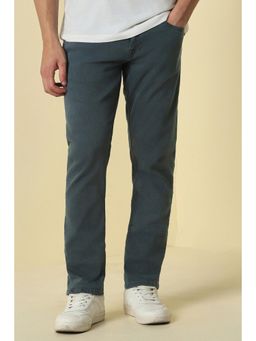 Allen Solly - Men Teal Mid Wash Jeans