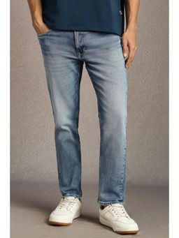 Louis Philippe - Men Blue Light Regular Fit Jeans