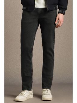 Louis Philippe - Men Black Light Regular Fit Jeans