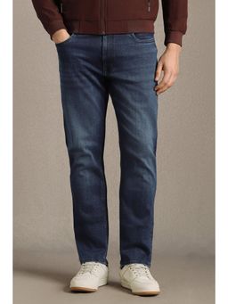 Louis Philippe - Men Navy Mid Regular Fit Jeans