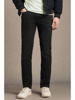 Louis Philippe - Men Black Dark Regular Fit Jeans