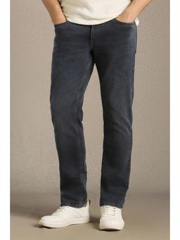 Louis Philippe - Men Navy Light Regular Fit Jeans