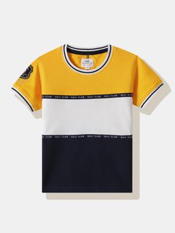 R&B - Yellow Colorblock T-Shirt