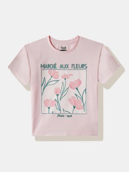 R&B - Pink Printed T-Shirt