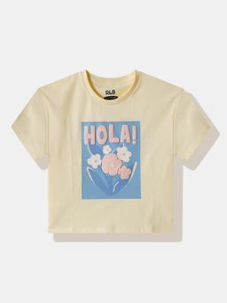 R&B - Yellow Printed T-Shirt