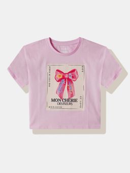 R&B - Pink Printed T-Shirt