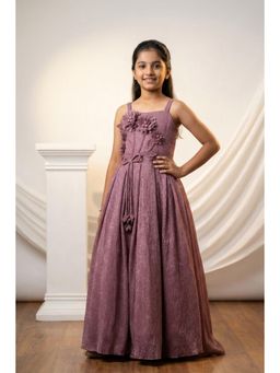 Lagorii - Mauve Embellished Dress