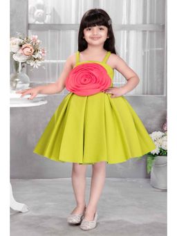 Lagorii - Green Solid Dress