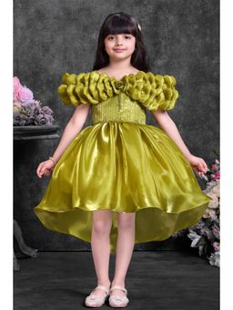 Lagorii - Olive Embellished Dress