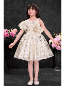 Lagorii - Beige Embellished Dress